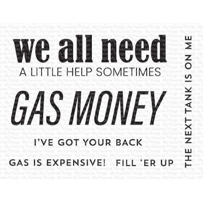 My Favorite Things Clear Stamps - Gas Money